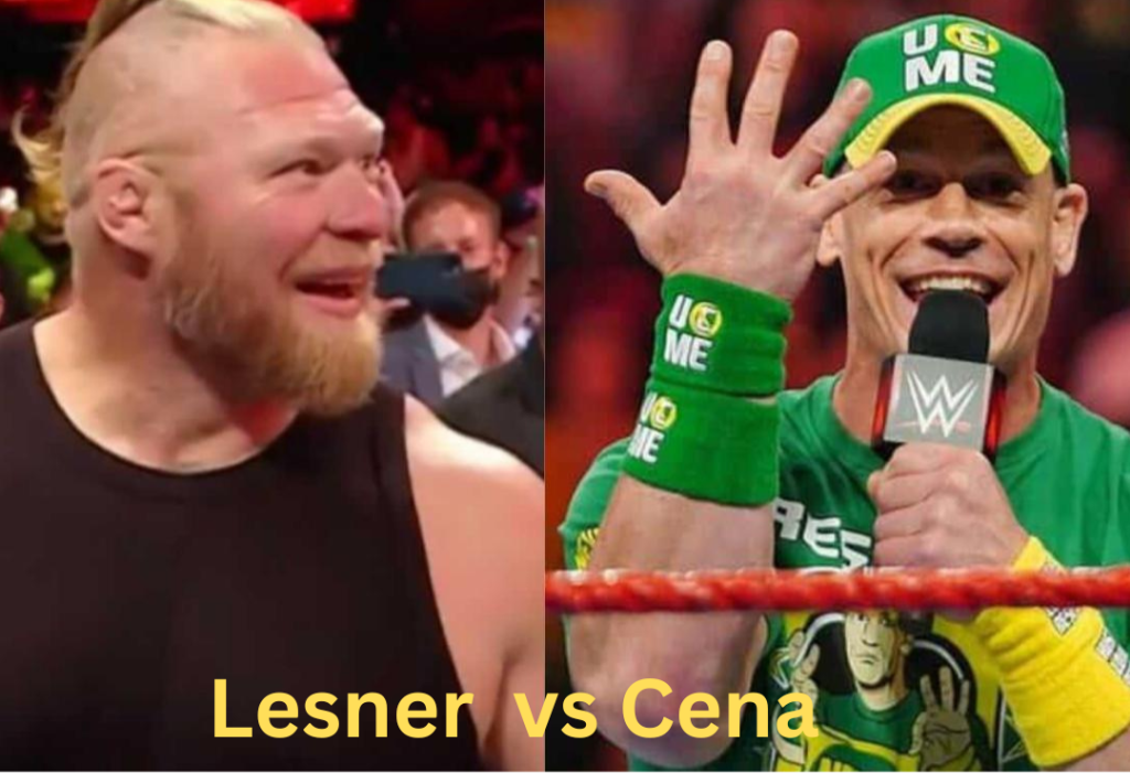 The Rivalry Between Cena and Lesnar