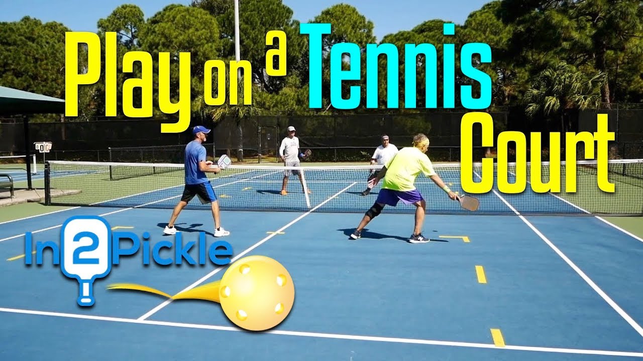 Tennis Court to Play Pickleball